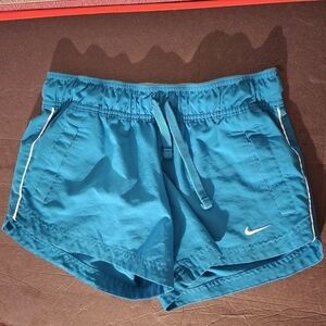 Nike Running Blue 4" Shorts Unlined Size S (4-6)